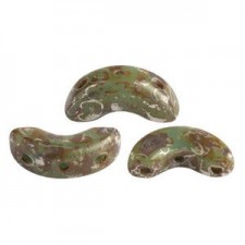 Les perles par Puca® Arcos beads Opaque blue turquoise new picasso 63030/65400